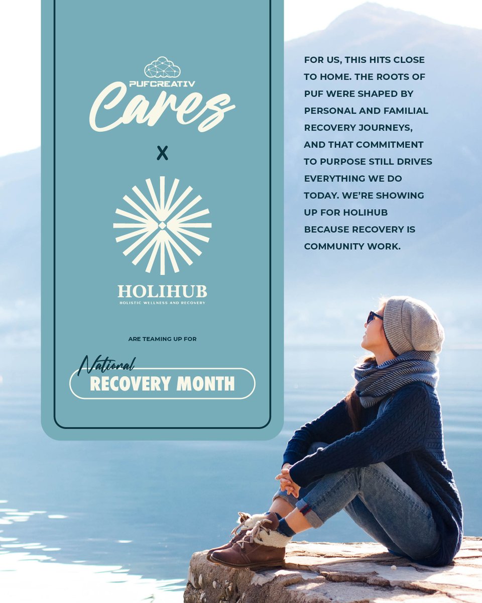 This September, for National Recovery Month, we’re proud to partner with HoliHub, a nonprofit redefining what healing looks like through peer-led recovery and expanded wellness access.

pufcreativ.com/pufcreativs-pa…