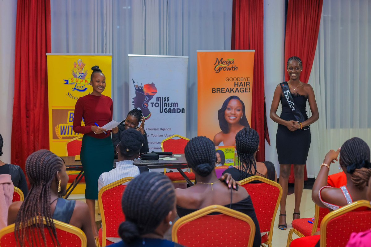 misstourismUga's tweet photo. promoting healthy competition amongst Us.
Finalists engaged in different presentations about the classes held today.
#IAmMyCulture #BootCampLife #Teamwork https://t.co/InrdpUDNqd