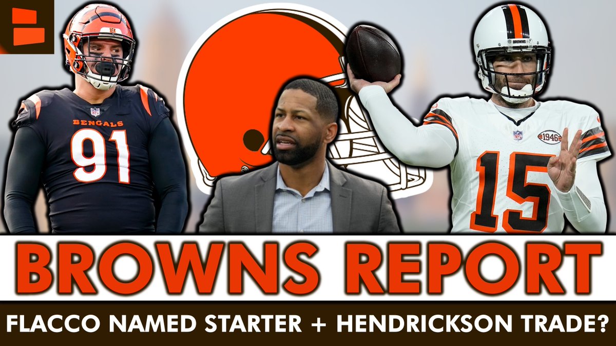 Joe Flacco has been named the Week 1 starter! Isaiah Bond is officially a Cleveland Brown, and the Browns have shown interest in star Bengals DE Trey Hendrickson. We chop it up about all of this and more on the latest Browns Report!

Give it a watch: youtube.com/watch?v=YZ_7lM…