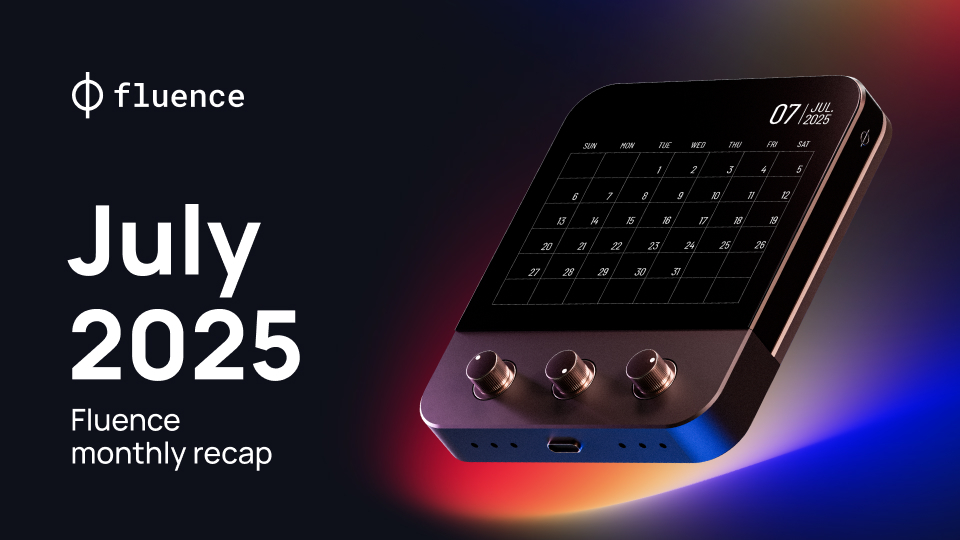 fluence_project's tweet photo. 🗓 Fluence Monthly Recap: July 2025

Sunny days and vacation moods are taking over everywhere
Fluence kept building and pushing forward without pause

Here is what went down 👇 https://t.co/faRgR5koJ8