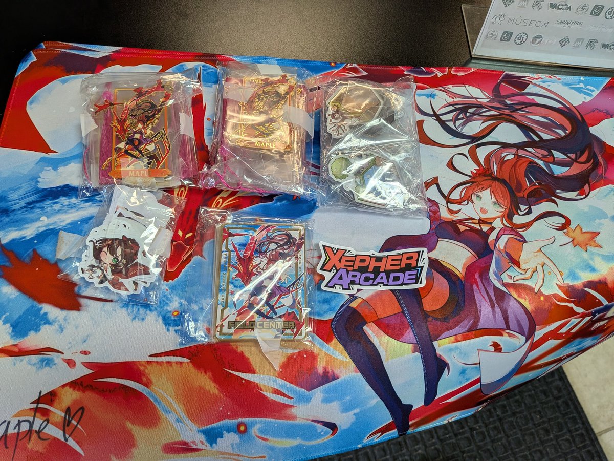 Xepher Arcade (@xepherarcade) on Twitter photo Oh wow! <a href="/MapleMaple_Ch/">🍁Maple🍁【GlitchStars ✨】</a> sent us some goodies! These will be for people who use the Maple coupon code on our store site! Oh wow! <a href="/MapleMaple_Ch/">🍁Maple🍁【GlitchStars ✨】</a> sent us some goodies! These will be for people who use the Maple coupon code on our store site!
