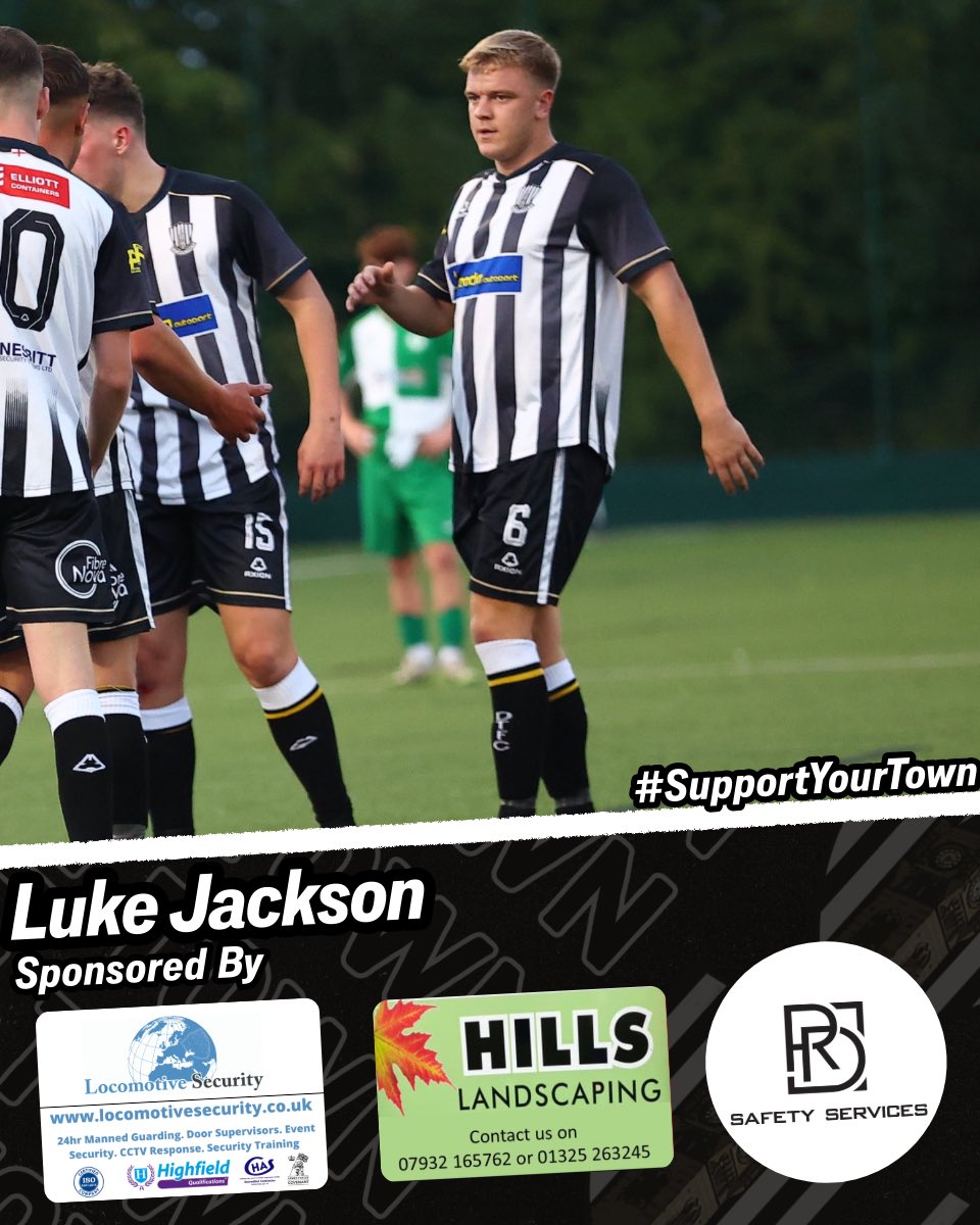 𝙋𝙡𝙖𝙮𝙚𝙧 𝙎𝙥𝙤𝙣𝙨𝙤𝙧 

Big thank you to Locomotive Security, Hills Landscaping &amp; RD Safety Services for sponsoring Luke Jackson this season!

Your support is massively appreciated!

Do the Town a big favour &amp; give them a follow on their socials 🙌🏻

#SupportYourTown ⚪️⚫️