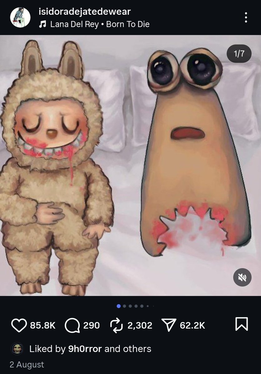 this guy just stole my art, removed the watermark and got 85k on IG???