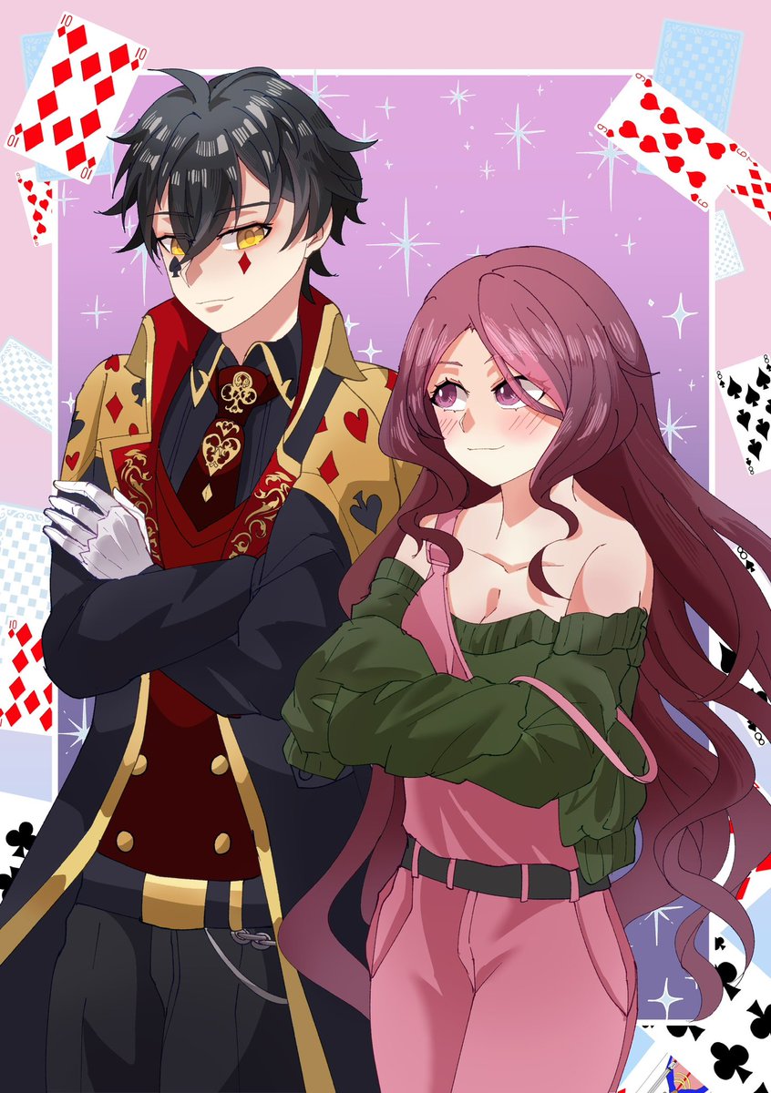 Happy National Couples Day to my favorite nerd partner 💕 Thanks for letting me be my goofy self and still loving me anyway 😘 Love ya tons, <a href="/OranNoxVT/">Oran Nox 🃏✨ | Cursed Cardmaster VTuber</a>!