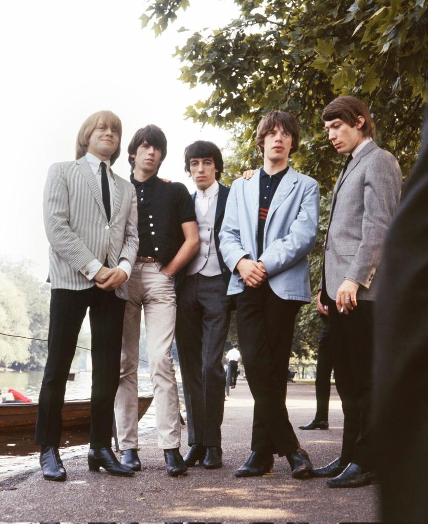 Realjagger1's tweet image. A rare shot of the Stones very early in their career, taken backstage at the Brighton Hippodrome on Sunday July 19, 1964 – just shortly after they had their first No.1 single with It’s All Over Now. The photo was shot for amateur magazine Teen Topics.