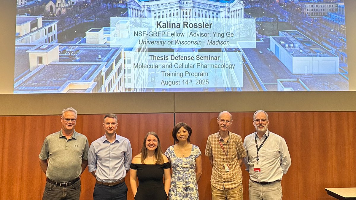 Ge_Lab_UW's tweet image. Congratulations to Dr. Kalina Rossler on a successful thesis defense! Your years of service & friendship to the lab will forever be cherished. You did it, Doctor! 🫀🎓🎉 #ProudMoment