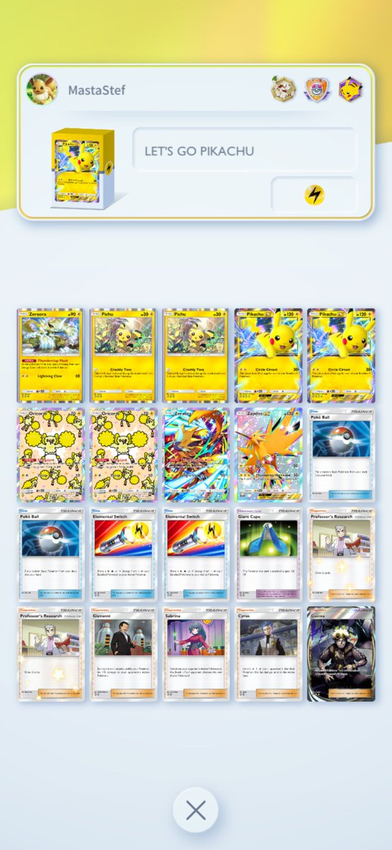 Made it back to Masterball before hopping on my flight home from Poke Worlds lol <a href="/Burai233/">EDLN| BlackEndGalaxy</a> 

Shout out to my homie, Genetic Apex Pikachu