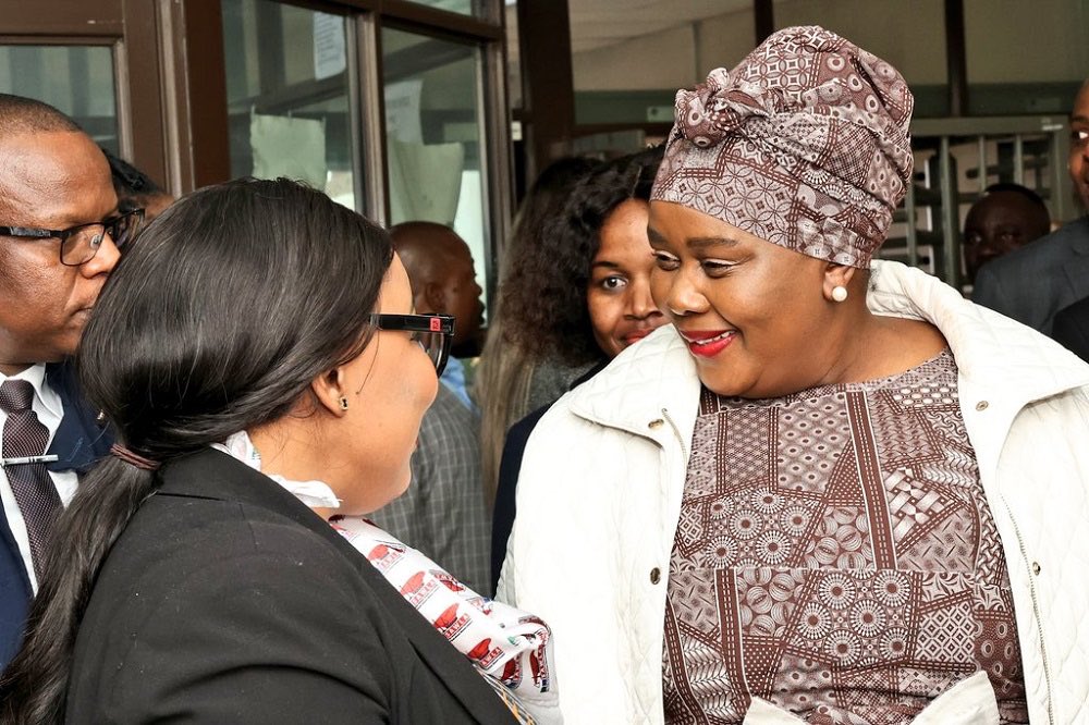 Whatever responsibility you assign to her she works without complaints. Minister Kubayi works.