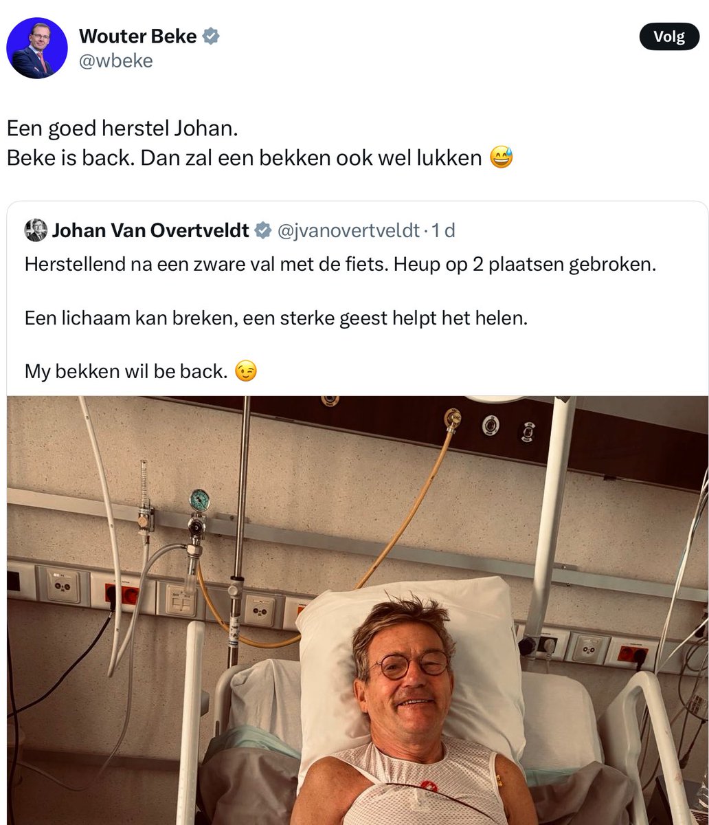 Het humorgehalte van ⁦<a href="/wbeke/">Wouter Beke</a>⁩ …