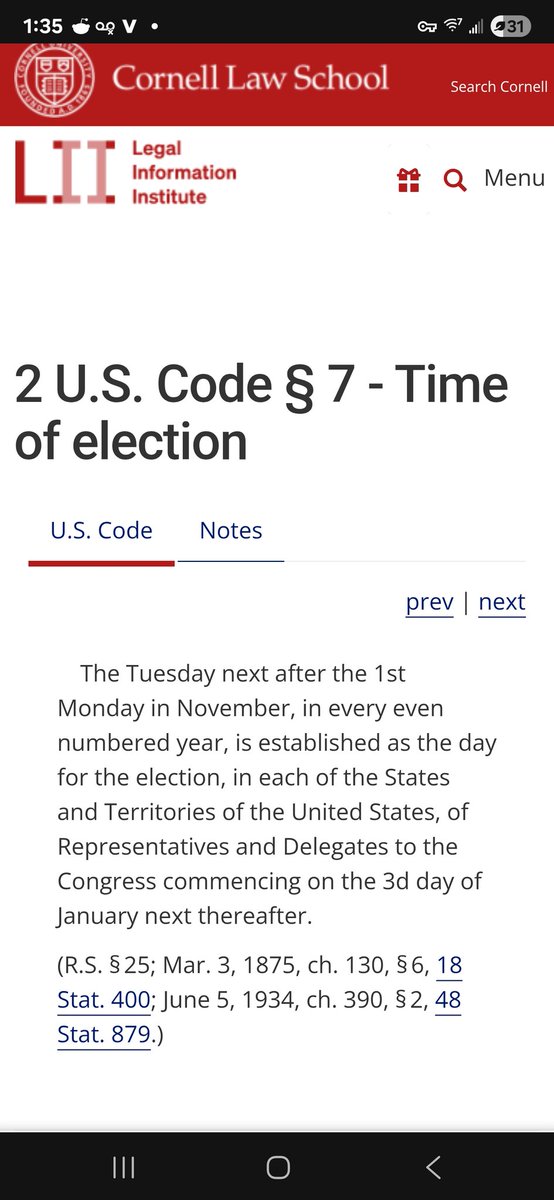 sjbr549's tweet photo. @SenatorHick If it goes to the Supreme Court,  its possible only day of voting would be ruled constitutional https://t.co/YLZE4JsrRw