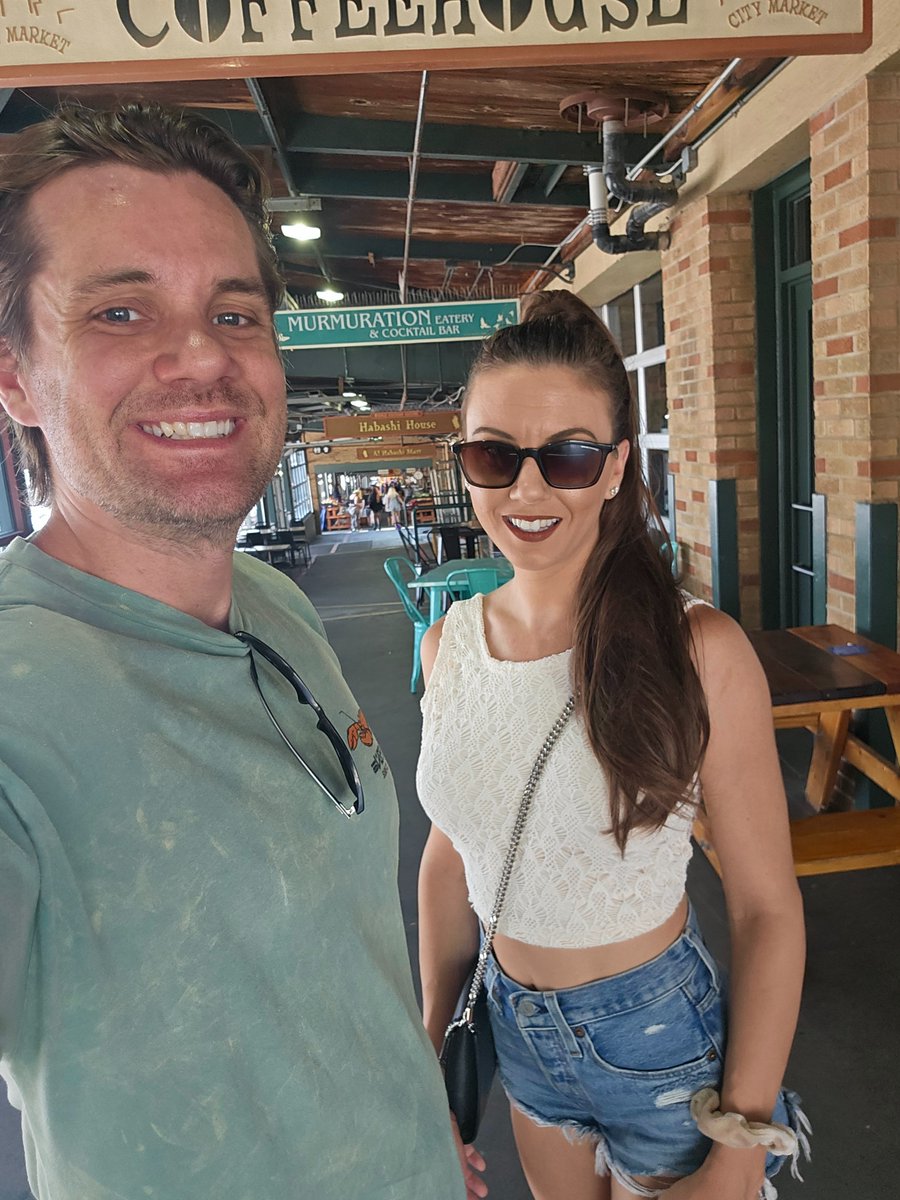 Taking a day off at the City Market with @vieramayxxx