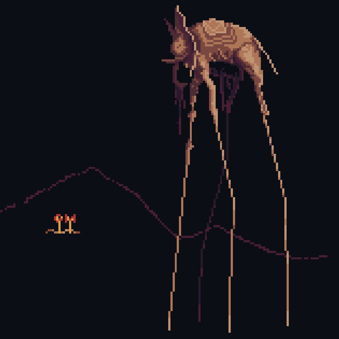 Day 741: Surrealism
Dali's Elephant
I created this pixel art together with <a href="/AlehGonzalez11/">ΛＬΞＨ 11</a>  , thank you for assisting me in completing it.
<a href="/basepaint_xyz/">BasePaint</a>