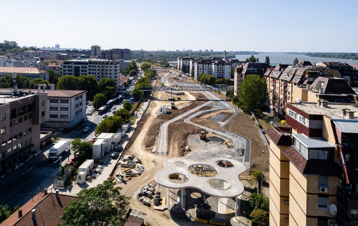 Beobuild's tweet image. Kako teku radovi na izgradnji dela Linijskog parka od SC Milan Gale Muškatirović do Marine Dorćol -&amp;gt; beobuild.rs/nastavak-radov…
#Beograd #Belgrade