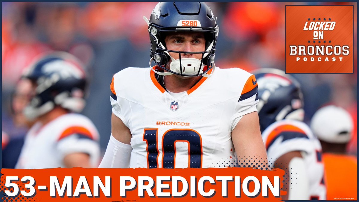 Cody Roark (@codyroarknfl) on Twitter photo NEW <a href="/LockedOnBroncos/">Locked On Broncos</a>
<a href="/SayreBedinger/">Sayre Bedinger</a> and I sit down and predict our 53-man roster after Week 2 of the preseason. 4 RBs? 4 ILBs?
📺 youtu.be/AEiSTbJERmk
🎙️ …-on-the-denver-broncos.simplecast.com/episodes/denve… NEW <a href="/LockedOnBroncos/">Locked On Broncos</a>
<a href="/SayreBedinger/">Sayre Bedinger</a> and I sit down and predict our 53-man roster after Week 2 of the preseason. 4 RBs? 4 ILBs?
📺 youtu.be/AEiSTbJERmk
🎙️ …-on-the-denver-broncos.simplecast.com/episodes/denve…