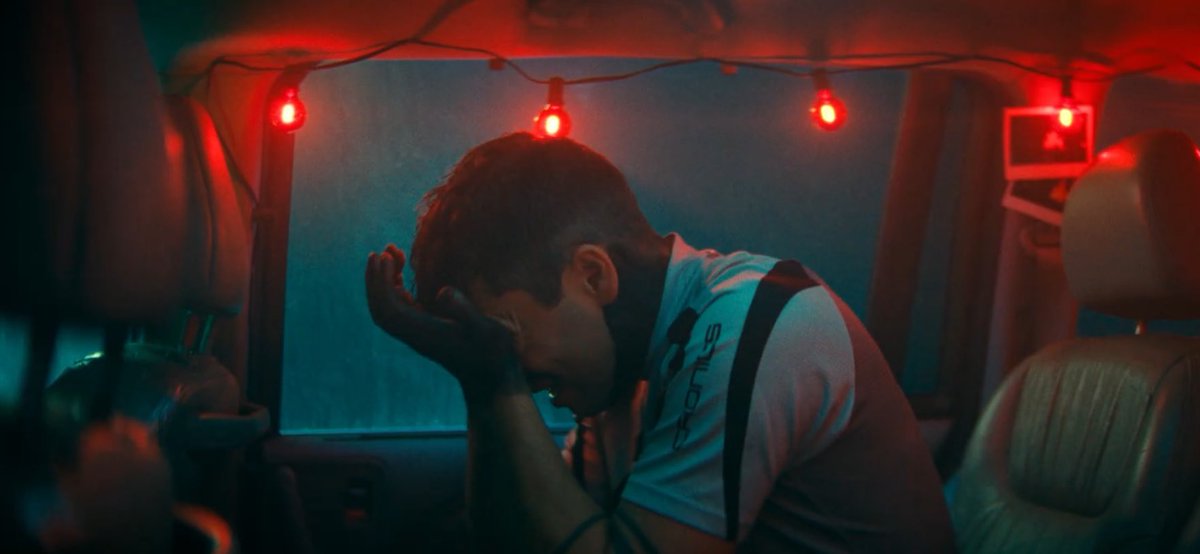 The fact Josh is calm on the outside but Tyler represents what he's feeling on the inside