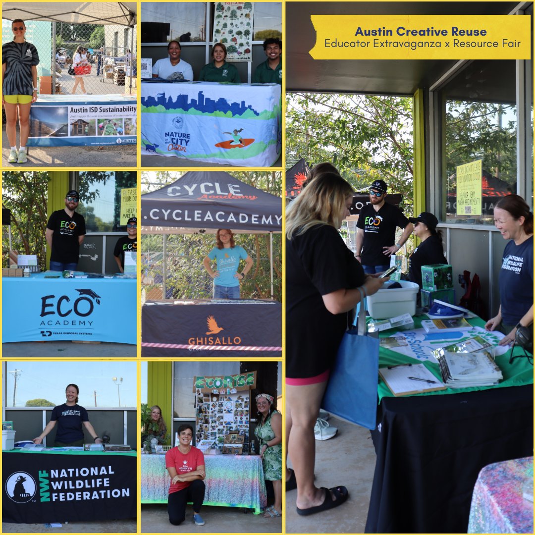 Austin ISD Green (@austinisdgreen) on Twitter photo Many thanks to our sustainability partners that made it out to the <a href="/AustinReuse/">Austin Creative Reuse</a> Educator Extravaganza and Resource Fair last weekend to share sustainability resources with 150+ educators!
Check out our website to learn more about resources and programming for your campus✏️🌱🍏 Many thanks to our sustainability partners that made it out to the <a href="/AustinReuse/">Austin Creative Reuse</a> Educator Extravaganza and Resource Fair last weekend to share sustainability resources with 150+ educators!
Check out our website to learn more about resources and programming for your campus✏️🌱🍏