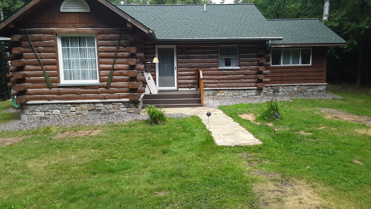 Started building my little log cabin on Razorback Lake in 1996. Thought I was done, but since 2000 I added a 3rd bedroom, new walk and stone around the block foundation. Moral of this retired high school shop teacher story...Never done.