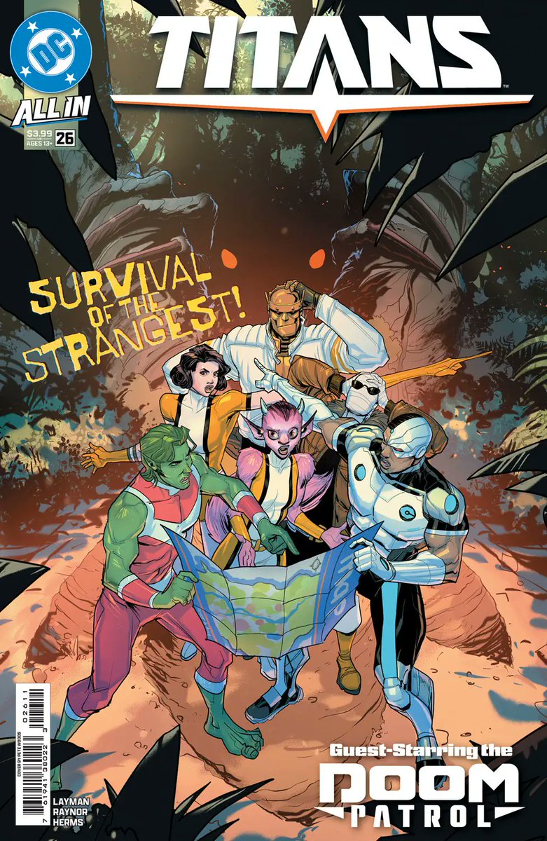 REUNITED WITH THE DOOM PATROL!

DC Comics released Preview and Covers of Titans #26 comic

Preview: comixnow.com/2025/08/17/dc-…

#DCComics #Titans #Preview