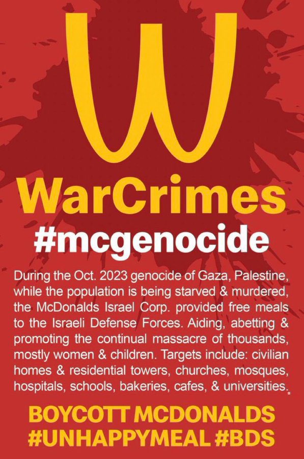 zywithluv's tweet photo. .@TinyTANofficial we don’t want that collab with #mcgenocide 

#BoycottMcDonalds 
#HybeDivestFromZionisn https://t.co/mGvcI6MGtC
