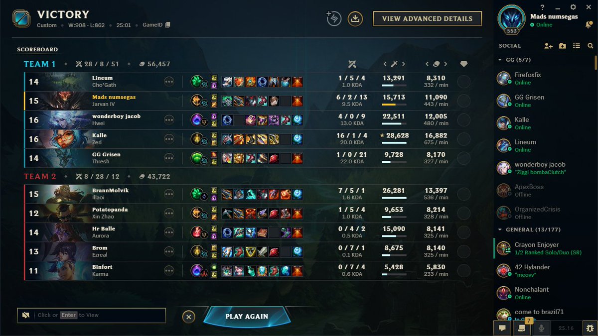 2-0 in the DMGG matchup!

WP <a href="/DMGesportsDK/">DMG Denmark</a> 

<a href="/esportdanmark/">Esport Danmark</a> <a href="/LoLDanmark/">LOL Danmark ligaen</a> <a href="/Leagues_GG/">Leagues.gg</a>