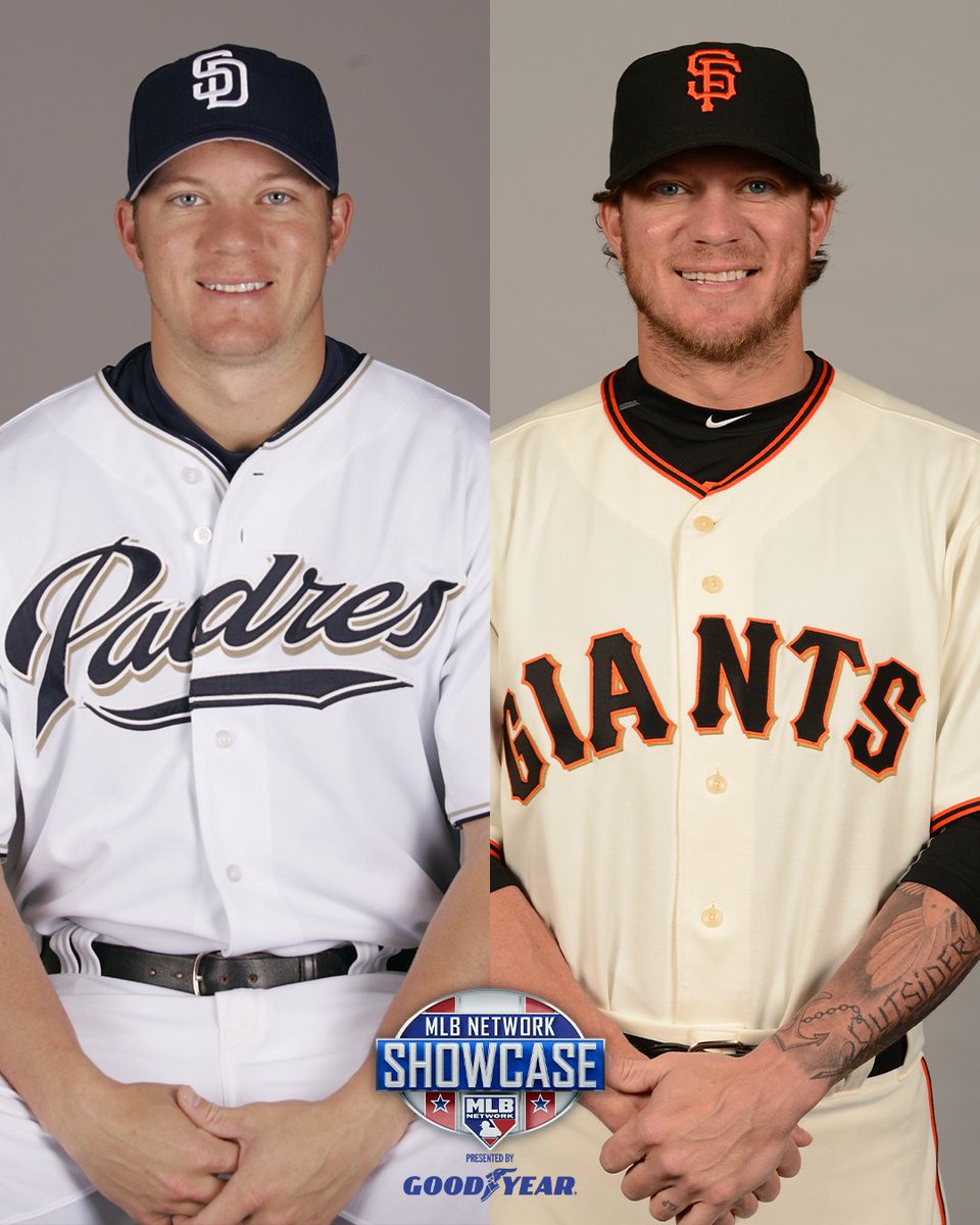 MLBNetwork's tweet image. Name a player to play for the Padres and Giants ⬇️

We'll start: @JakePeavy_22