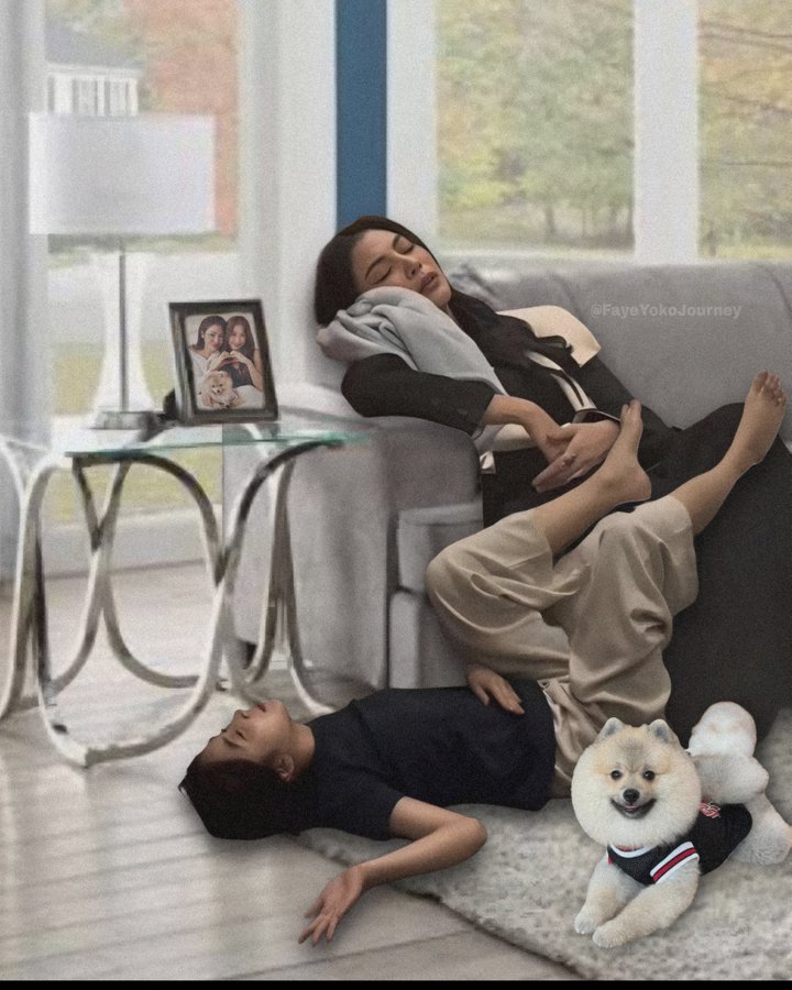 FayeYokoF11's tweet photo. And we continue dreaming about our traditional Thai family...😍❤️🙏🤭😭🧿🥂 #FayeYoko #FaYo #WeMissYou https://t.co/RUrDRpw2IM