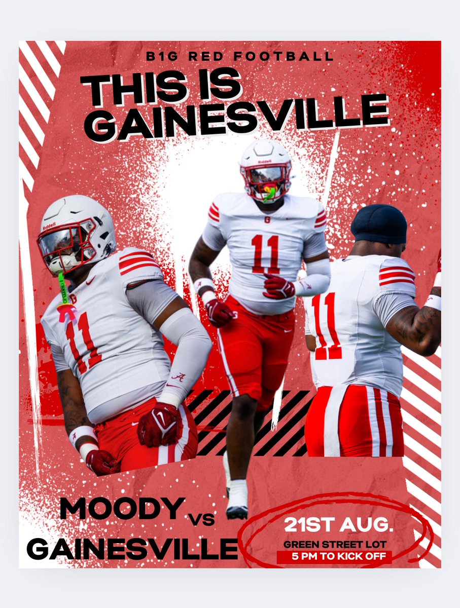 Join us for some fun before the game on Thursday @ 5pm!! GO BIG RED 🐘