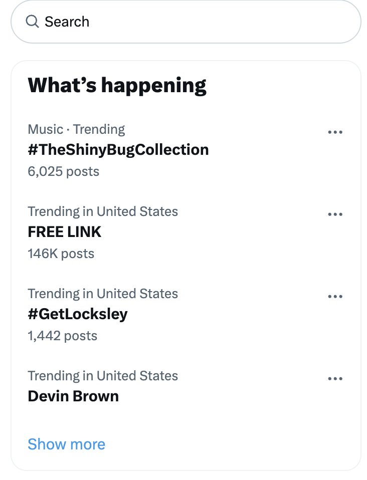 #GetLocksley is trending on X 💜 we're here to change the game