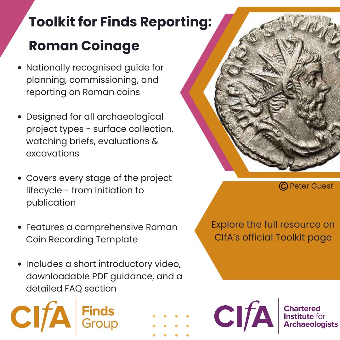 CIfA Finds Group: Artefacts Conservation Ecofacts tweet media