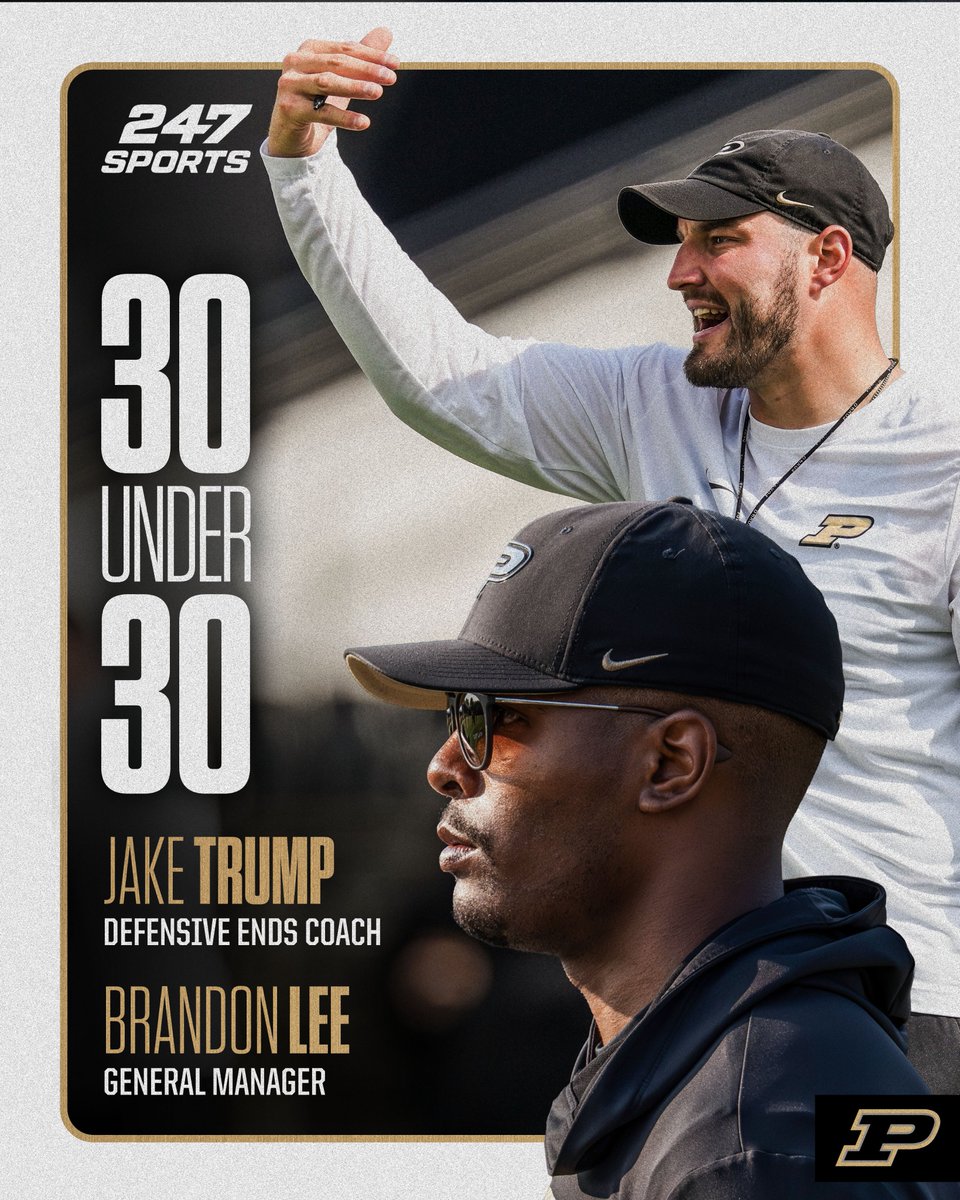 Rising stars in the college football world ⭐️

GM <a href="/_BrandonLee4/">Brandon Lee</a> and DE Coach <a href="/CoachJakeTrump/">Jake Trump</a> are on <a href="/247Sports/">247Sports</a>' 30under30 list for 2025.