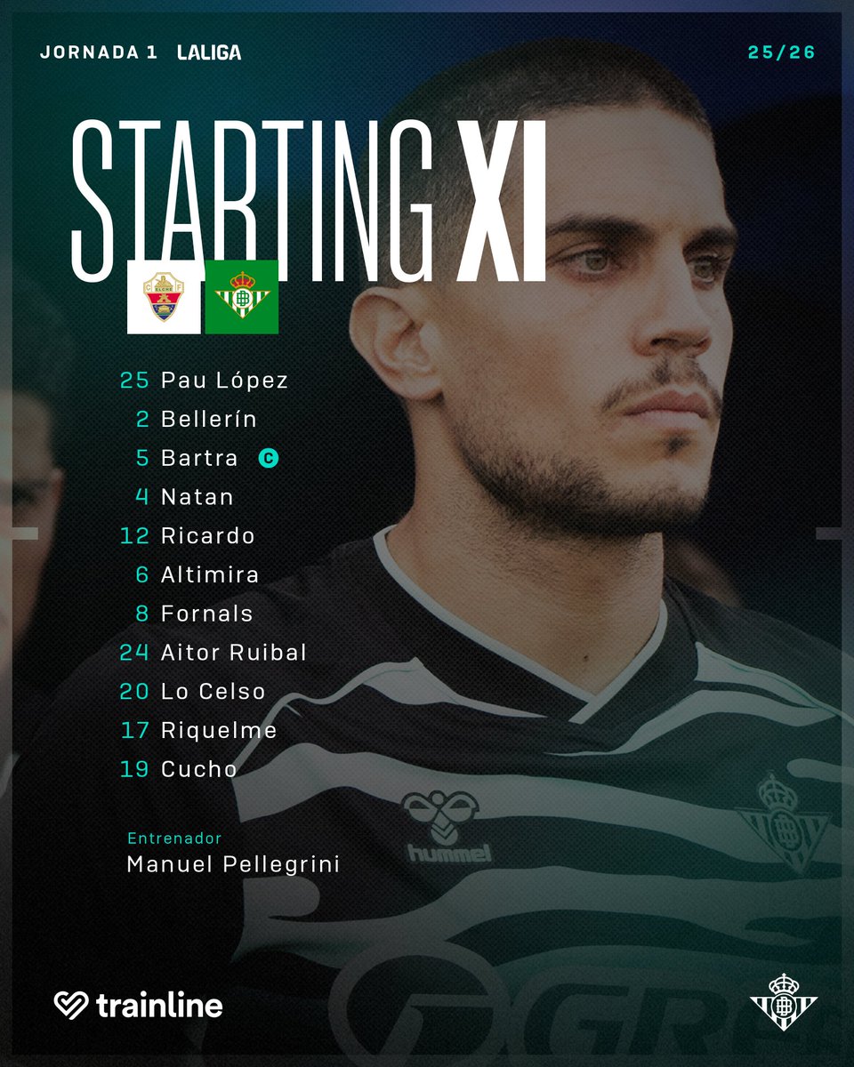 🏟️ ¡Comienza el penúltimo partido de la Jornada 1!
💥 Min 1. ELCHE 0 - 0 BETIS
➡️ J1 #LaLiga
#ElcheRealBetis

📻 COPE + | Cope.es | APP
🎙️ <a href="/jmolivacope/">José Manuel Oliva</a> 
🎧 <a href="/CaballeroElche/">David Caballero</a> 

➡️ Elías Israel
➡️ Oli