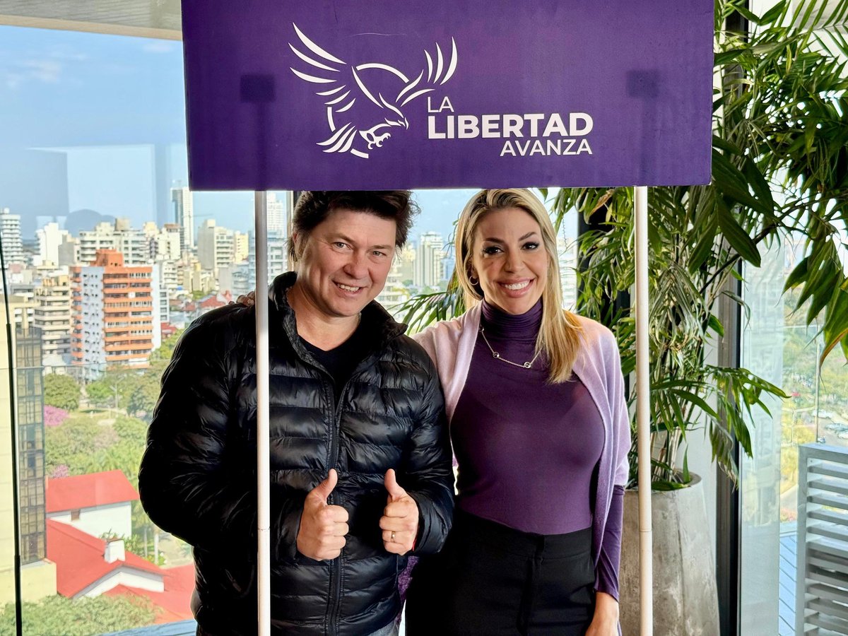 eldestapeweb's tweet image. 🗳️Lisandro Almirón, diputado y candidato a gobernador de Corrientes por La Libertad Avanza, compartió una foto junto a Virginia Gallardo, quien será candidata a legisladora nacional