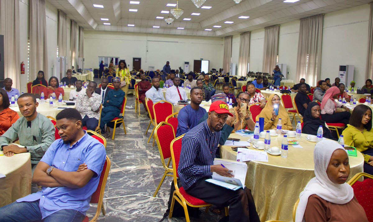 NphcdaNG's tweet image. Our Executive Director, Dr Muyi Aina, officially welcomed the newest members of the NPHCDA team. He encouraged them to bring fresh energy, uphold integrity, and seize this opportunity to serve Nigerians through primary health care.
