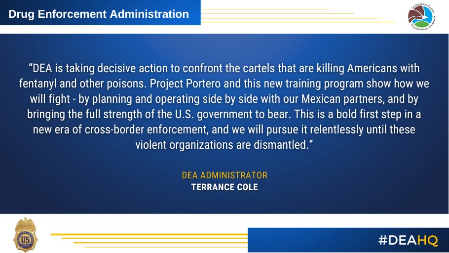 DEA Administrator Terrance Cole's quote.