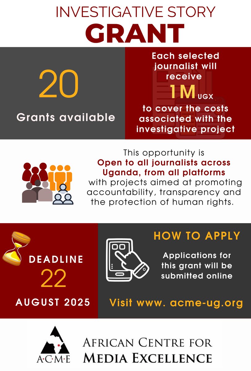 Journalism is a critical tool for citizen empowerment and accountability.  This grant offers financial resources to enable journalists undertake in-depth investigations that give voice to community concerns and hold leaders and decision makers accountable.