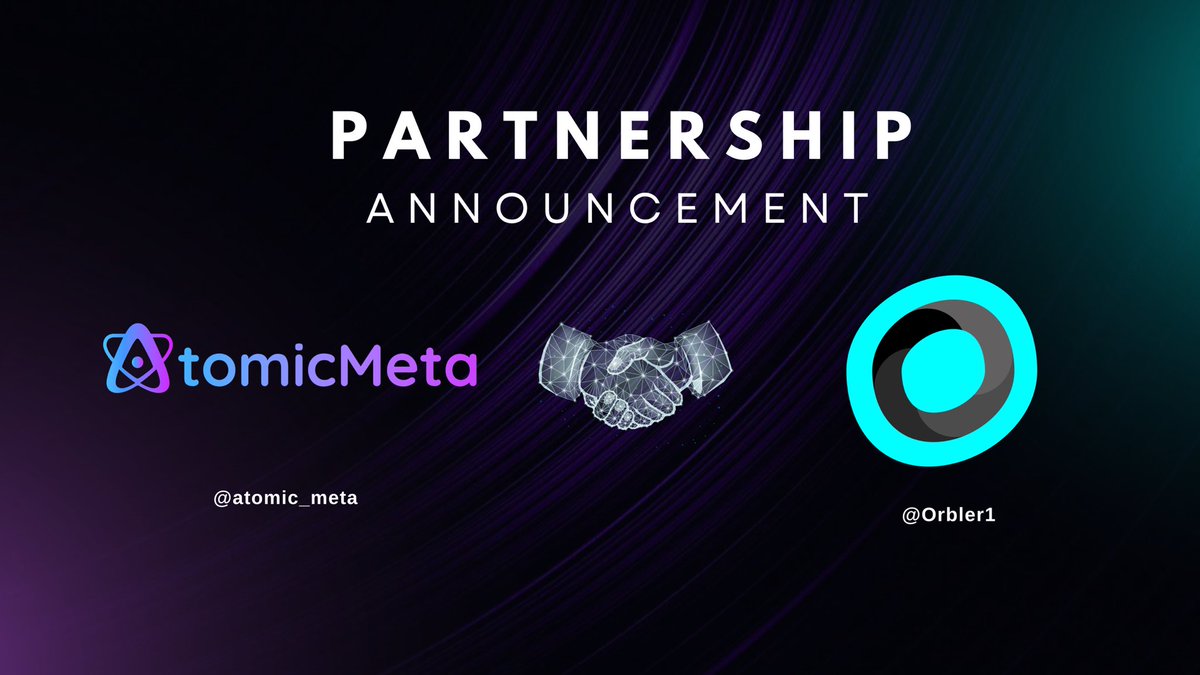 Atomic Meta (@atomic_meta) on Twitter photo 📢 Partnership Announcement 🚀
🌟 Atomic Meta x Orbler 🌟
We’re thrilled to announce our strategic partnership with <a href="/Orbler1/">Orbler</a> , It bridges Web2 and Web3 by empowering projects with missions, staking, and community-driven growth strategies — helping ecosystems expand while 📢 Partnership Announcement 🚀
🌟 Atomic Meta x Orbler 🌟
We’re thrilled to announce our strategic partnership with <a href="/Orbler1/">Orbler</a> , It bridges Web2 and Web3 by empowering projects with missions, staking, and community-driven growth strategies — helping ecosystems expand while