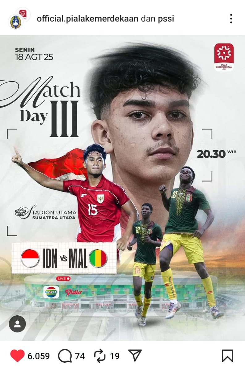 pvrojek's tweet photo. siap banget nonton pertandingan PialaKemerdekaan UntukIndonesia kita sebagai supporter bakal jor joran dukung kalian! #GarudaMudaBerjaya https://t.co/RVHarsSLKu
