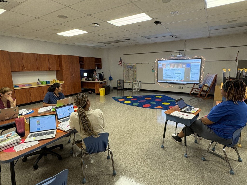 Our Second Grade team is hard at work  during the CKLA PD! #AACPSAwesome #BelongGrowSucceed