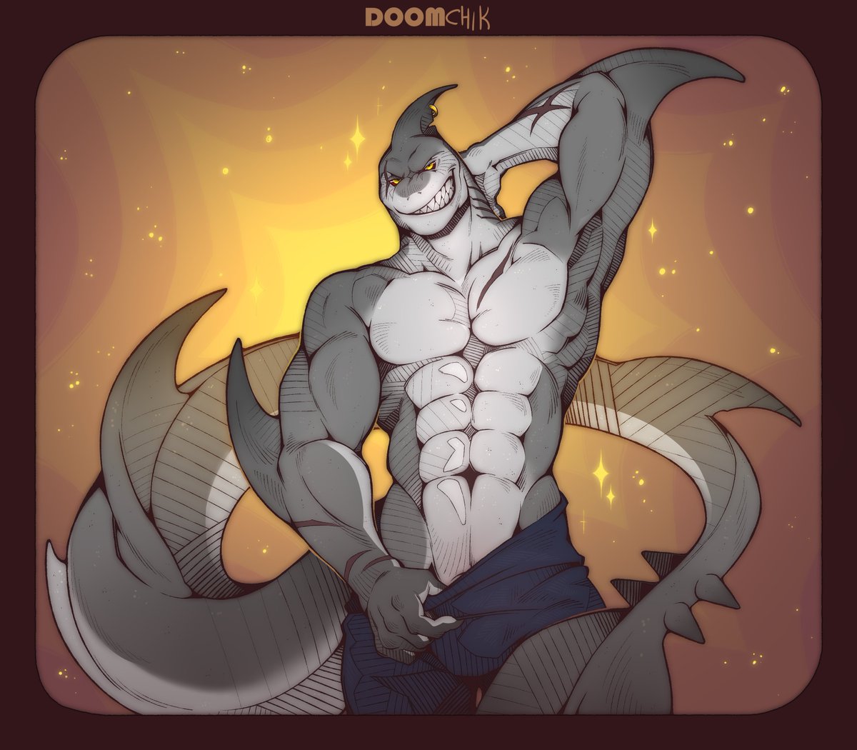 That pesky feline thief kept getting in the way, but Kuyo knew exactly how to distract him.

Artist: <a href="/DOOMCHIK1/">DOOMCHIK</a> 
Kuyo: Me