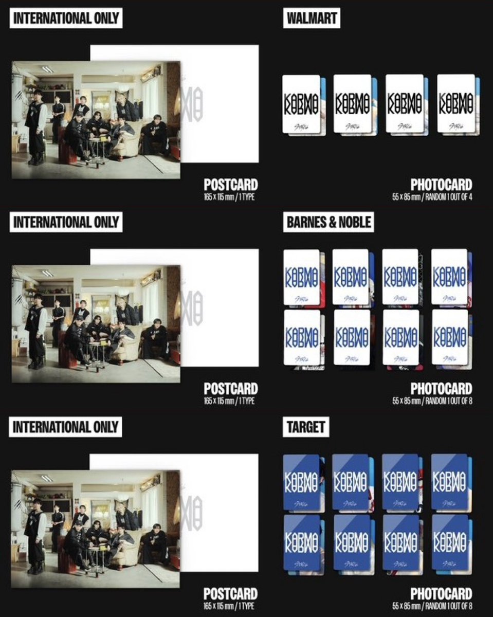 straykids KARMA Barnes&Noble US限定 ハントレカ straykids KARMA