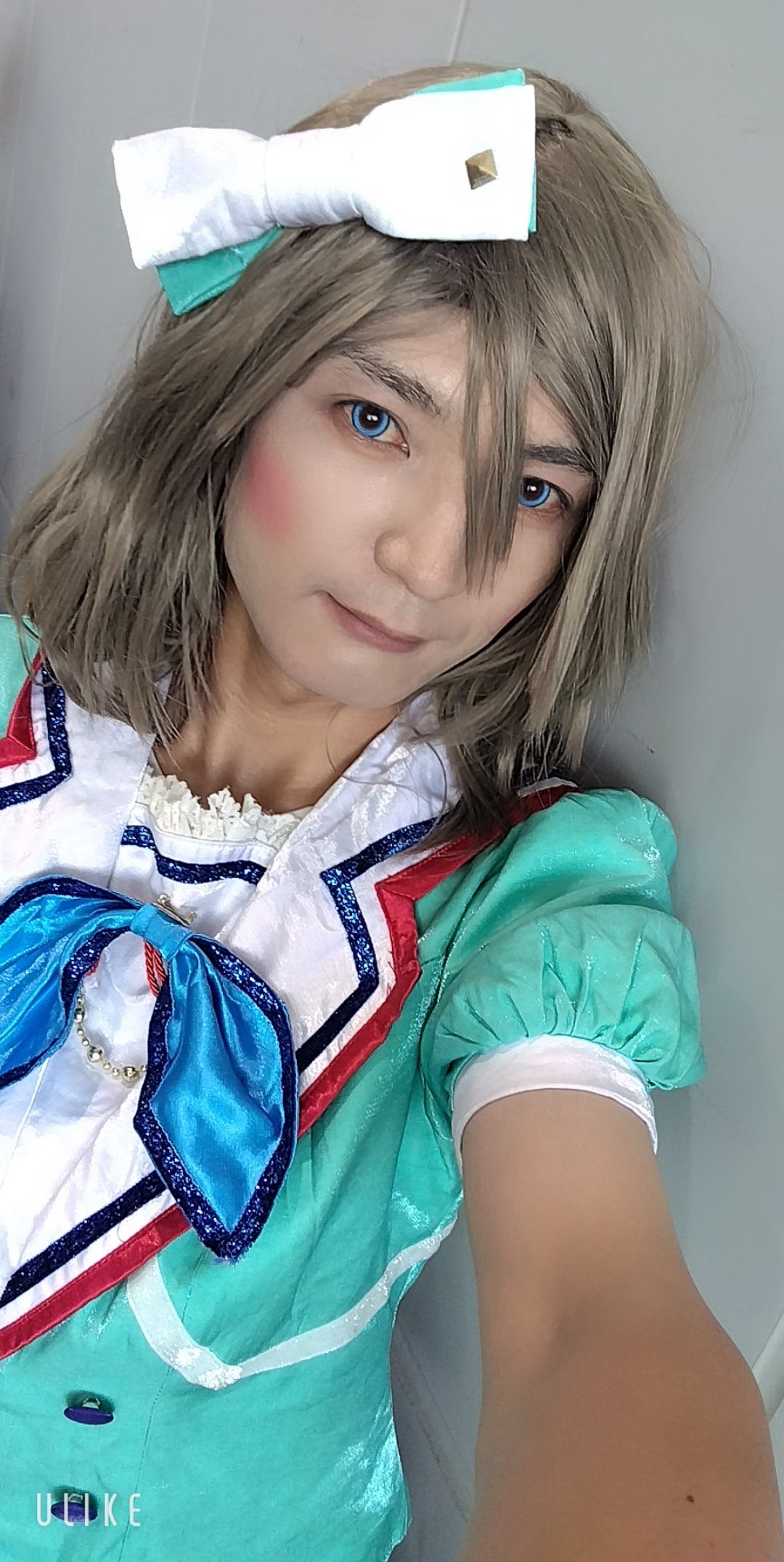 渡辺曜　コスプレ　青空Jumping Heart 青ジャン Amazon.co.jp: [ZHUANG] 渡辺曜 初期 青空Jumping Heart 覚醒後