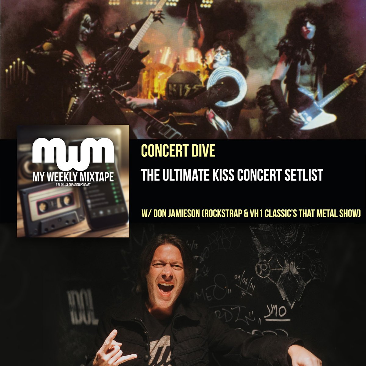My Weekly Mixtape (@myweeklymixtape) on Twitter photo You wanted the best, you got the best! This week, my guest is <a href="/realdonjamieson/">Don Jamieson</a> co-host of Rock Strap & VH1 Classic’s That Metal Show & he's bringing the heat with his ultimate dream concert setlist for the hottest band in the land: KISS!
myweeklymixtape.com/2025/08/18/the…
#KISSArmy You wanted the best, you got the best! This week, my guest is <a href="/realdonjamieson/">Don Jamieson</a> co-host of Rock Strap & VH1 Classic’s That Metal Show & he's bringing the heat with his ultimate dream concert setlist for the hottest band in the land: KISS!
myweeklymixtape.com/2025/08/18/the…
#KISSArmy