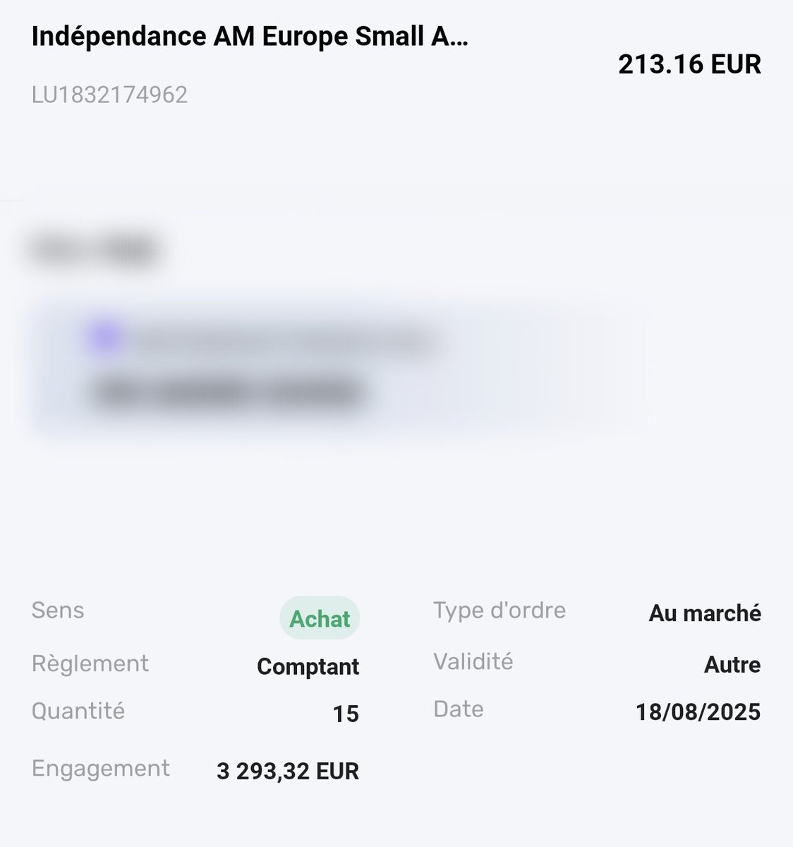 GregInvestFr's tweet photo. 🎉 C'est officiel, mon PEA/PME est enfin ouvert ! Et pour célébrer ça comme il se doit…

Nouvelle position en portefeuille, et cette fois-ci, il ne s'agit ni d'une action, ni d'un ETF, mais d'un fonds géré activement !

Éligible au PEA/PME et PEA 🇫🇷

Il s'agit du fonds Indépendance AM Europe Small A (C)

📈 +17,7 % de performance annualisée depuis 2018 🚀

💶 Avec un encours de +730M €, je trouve que c'est un excellent moyen pour s'exposer aux petites et moyennes capitalisations en Europe 🇪🇺

Le seul "point noir" de ce fonds concerne les frais, relativement élevés, mais au vu de la performance, ce n'est pas dramatique :

• Frais de gestion : 1,95 %
• Frais de surperformance : 10 %

Mis à part ça, c'est selon moi un super fonds à intégrer en PEA/PME ✅

Du monde qui est positionné dessus ?
