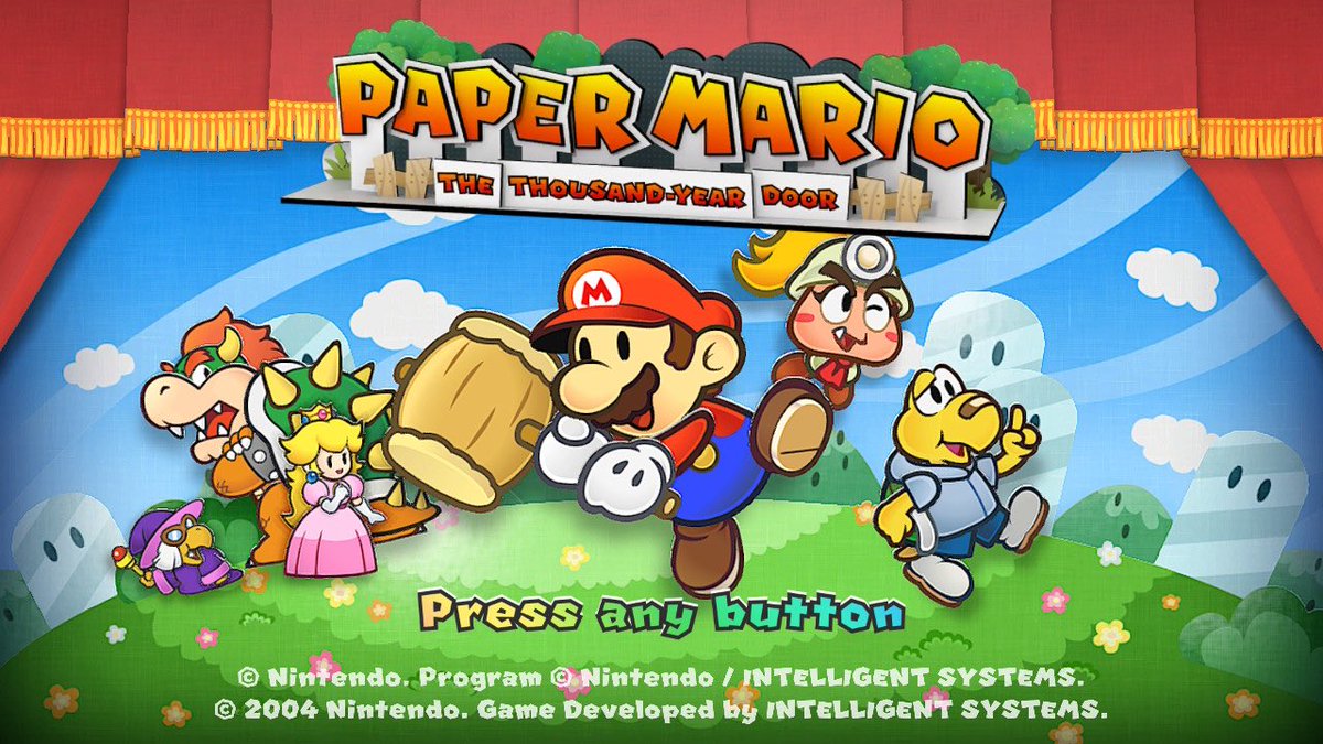 davidcj1031's tweet photo. I played Paper Mario: The Thousand-Year Door on Nintendo Switch and I finished the first chapter of this game. Also, I really do enjoyed playing this game just I played on GameCube since 2017. #papermario #papermariottyd #nintendoswitch #remake #gameplay https://t.co/kfKYgwF4aC
