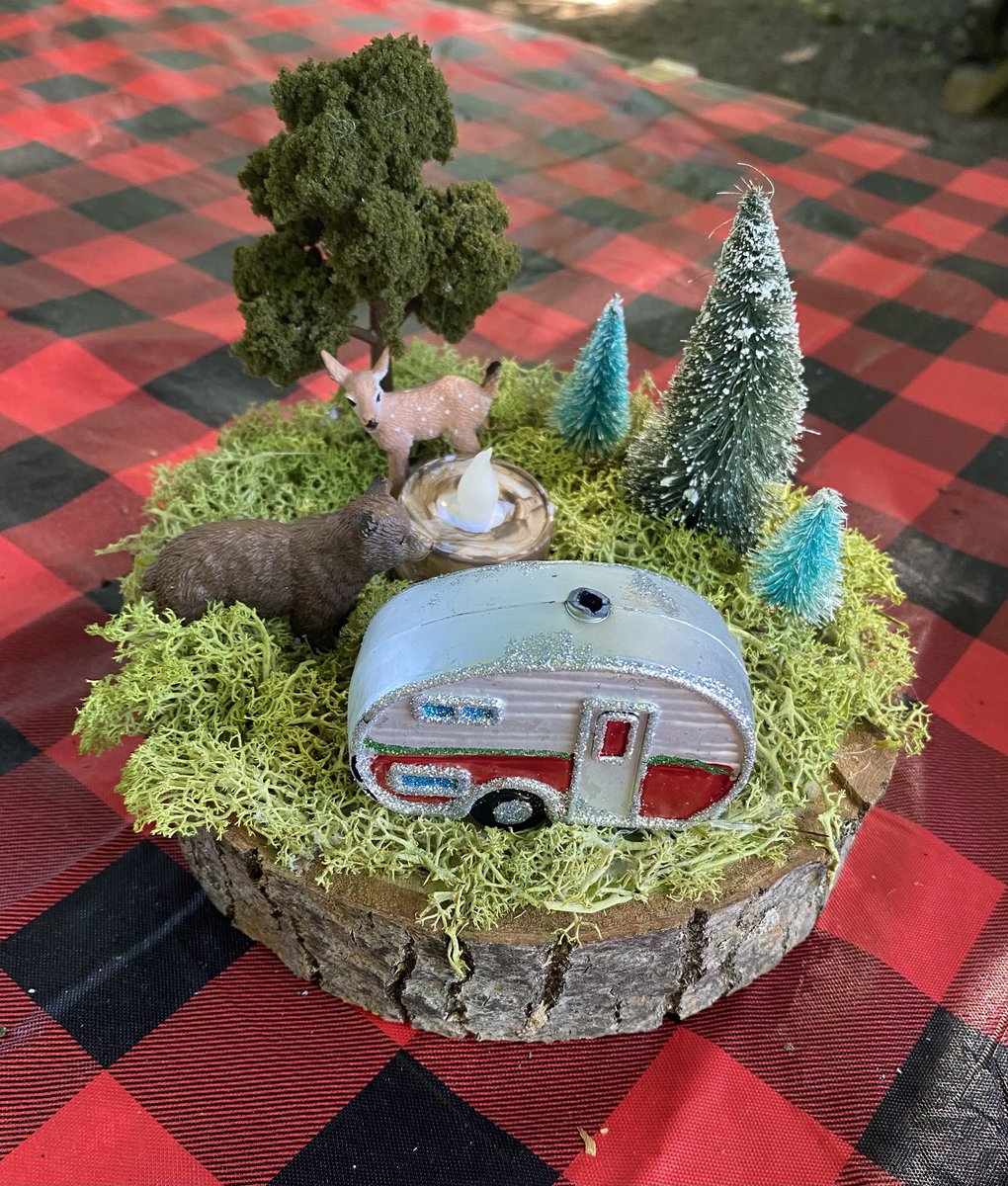 One of our camping friends made this for our table
