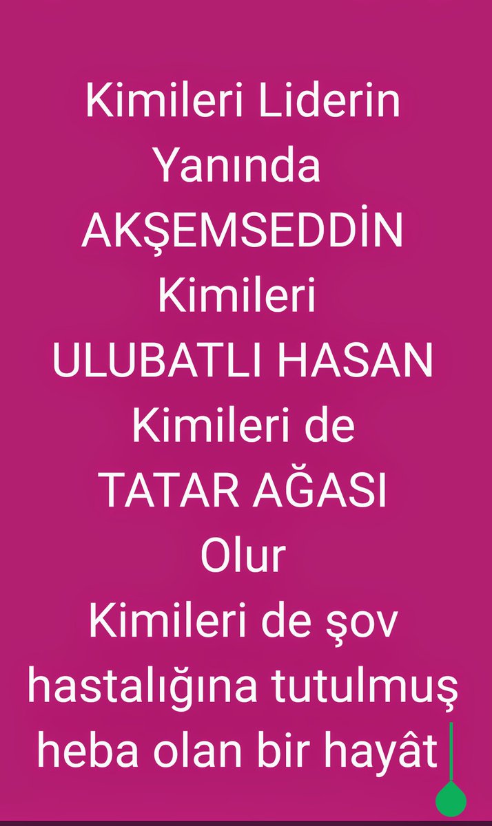 Günümüz siyasileri.