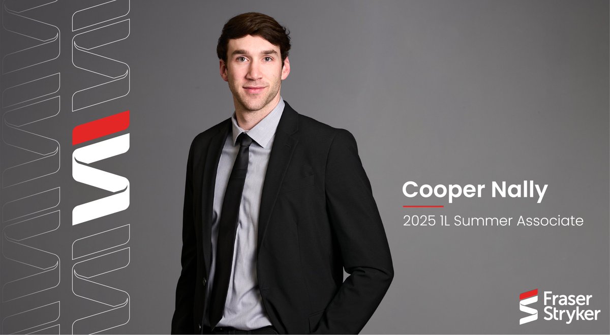 FraserStryker's tweet image. 🔎 2025 Summer Associate Spotlight: Cooper Nally, @CreightonLaw 

Cooper shares how his experience gave him insight into the real-world application of law.

🔗 Read more: fraserstryker.com/2025-summer-as…

#SummerWithFS #LawStudents #SummerAssociates