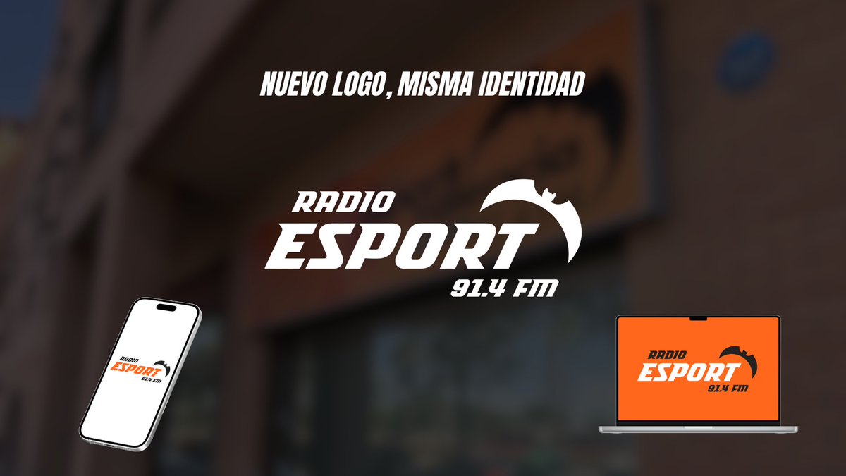 RadioEsport Valencia (@radioesport914) on Twitter photo 👀 NUEVO LOGO, MISMA IDENTIDAD
🆕 Os presentamos nuestra nueva imagen, cargada de actitud y de modernidad.
💪 Desde <a href="/Radioesport914/">Radio Esport Valencia 91.4</a> seguimos mejorando para ser referentes en el sector. 👀 NUEVO LOGO, MISMA IDENTIDAD
🆕 Os presentamos nuestra nueva imagen, cargada de actitud y de modernidad.
💪 Desde <a href="/Radioesport914/">Radio Esport Valencia 91.4</a> seguimos mejorando para ser referentes en el sector.