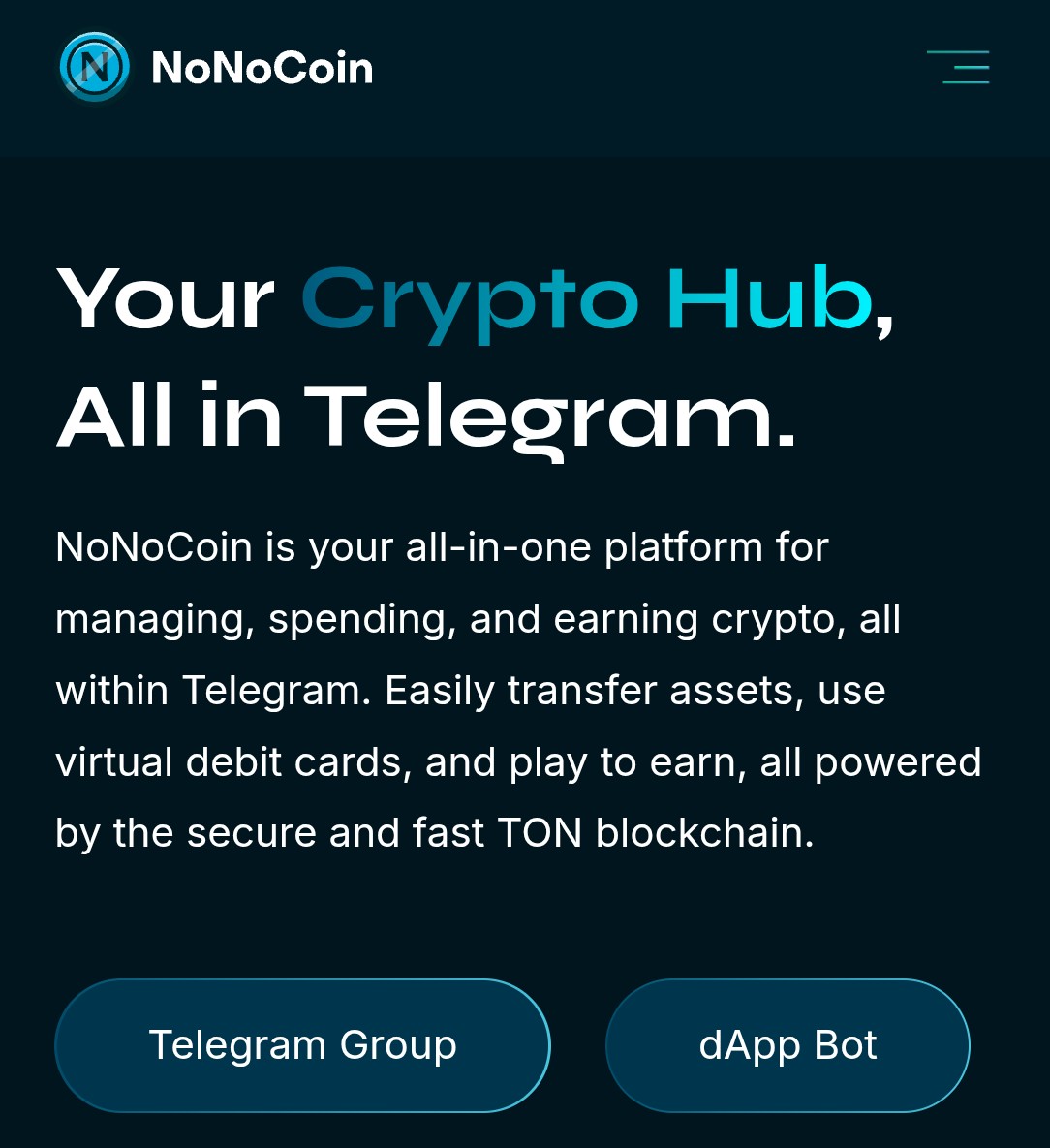 Sangita_gems's tweet photo. $NOC Creating a comprehensive financial ecosystem within Telegram. It's built on (TON &amp; BSC) 🔥

it's got some cool features like 
- Cross-Chain, 
- Virtual Debit, 
- Telegram Hub etc 

@no_nocoin Get ready for a significant move of 100% - 500%+

BOOKMARK IT . https://t.co/qUb0498Hjb