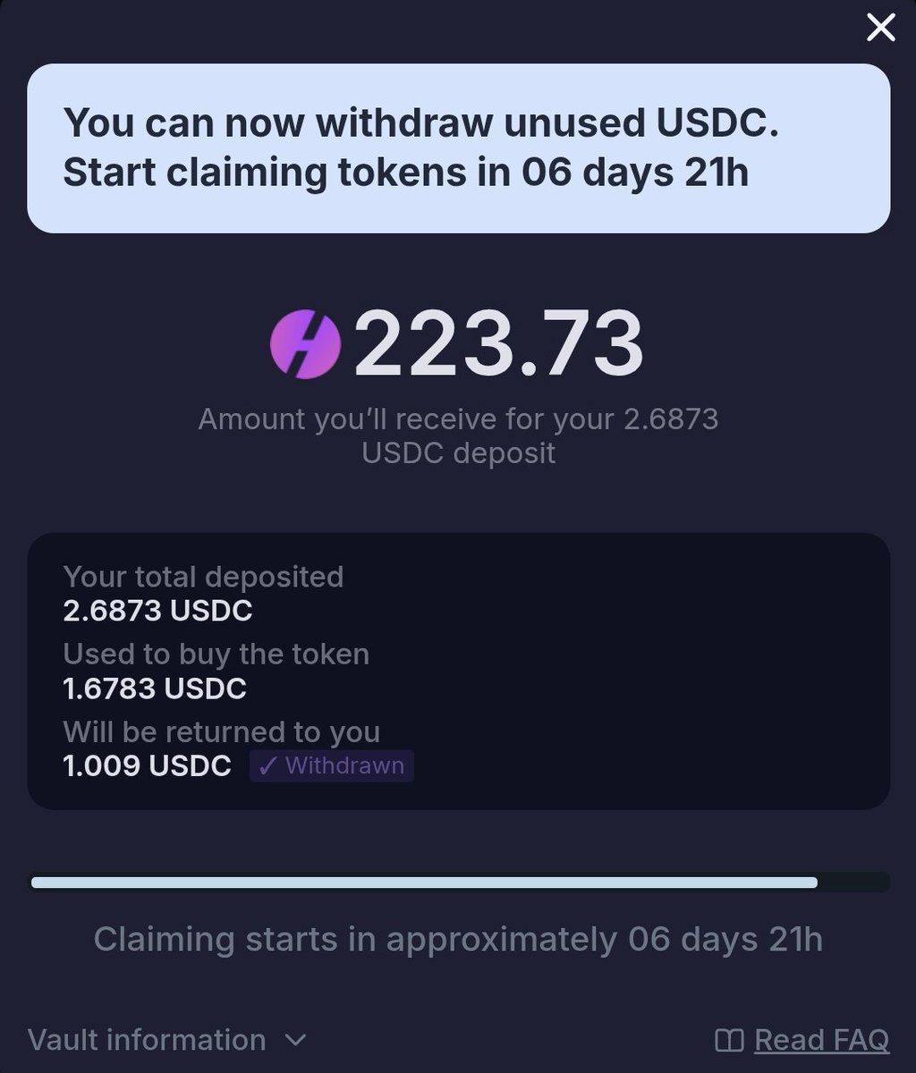 Lucasᶜᵒˡ (@lucascol_) on Twitter photo En 6 días se habilita el claim de token $HUMA comprado en preventa por ser staker de $JUP.
Esos cuantos millones de USD que compré irán para stake en <a href="/humafinance/">Huma Finance 🟣</a> En 6 días se habilita el claim de token $HUMA comprado en preventa por ser staker de $JUP.
Esos cuantos millones de USD que compré irán para stake en <a href="/humafinance/">Huma Finance 🟣</a>